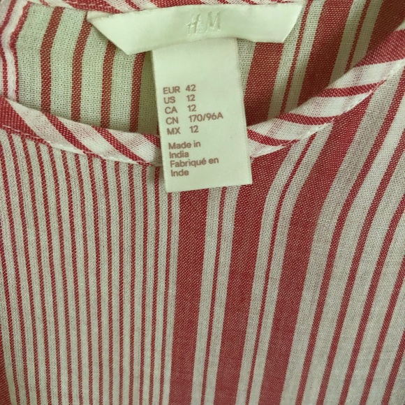 HM red and white stripe top - Picture 3 of 3
